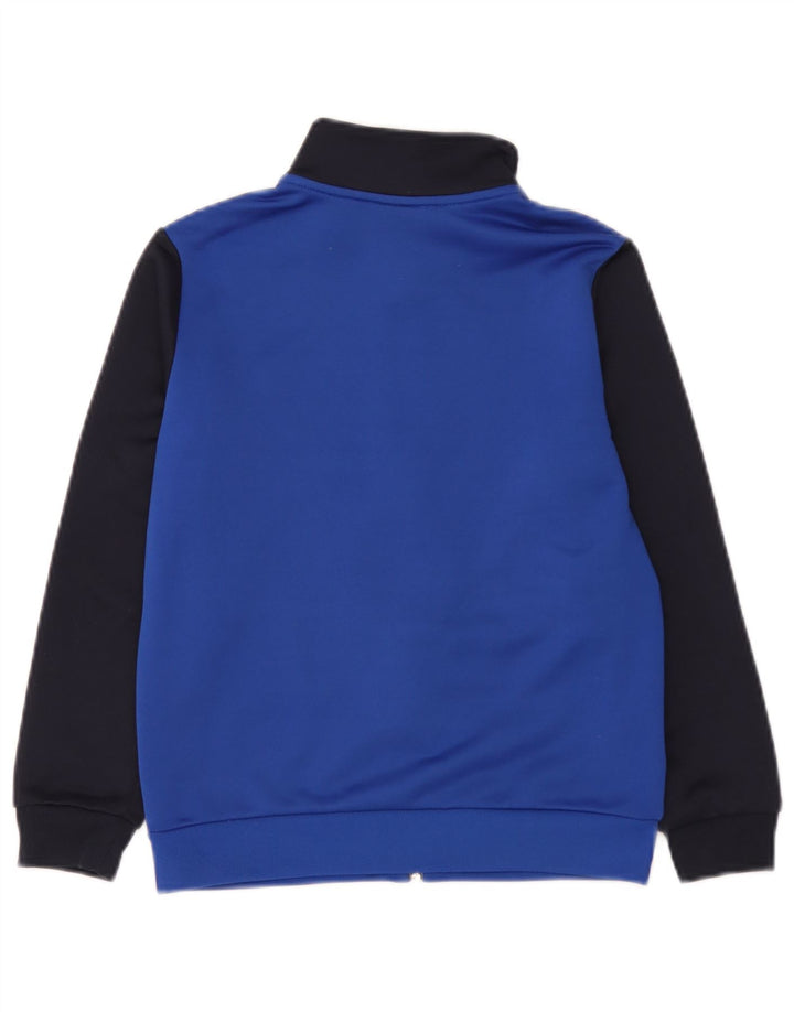 Giacca da ginnastica grafica da ragazzo Adidas 9-10 anni Blu Colourblock