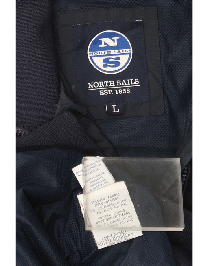 Giubbotto bomber da uomo North Sails UK 40 Large blu navy in poliammide