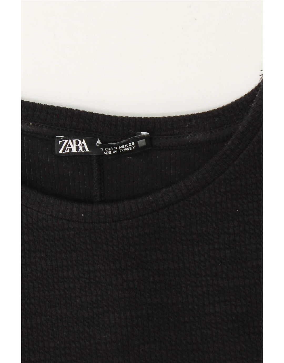 Abito tubino senza maniche da donna Zara UK 10 piccolo nero