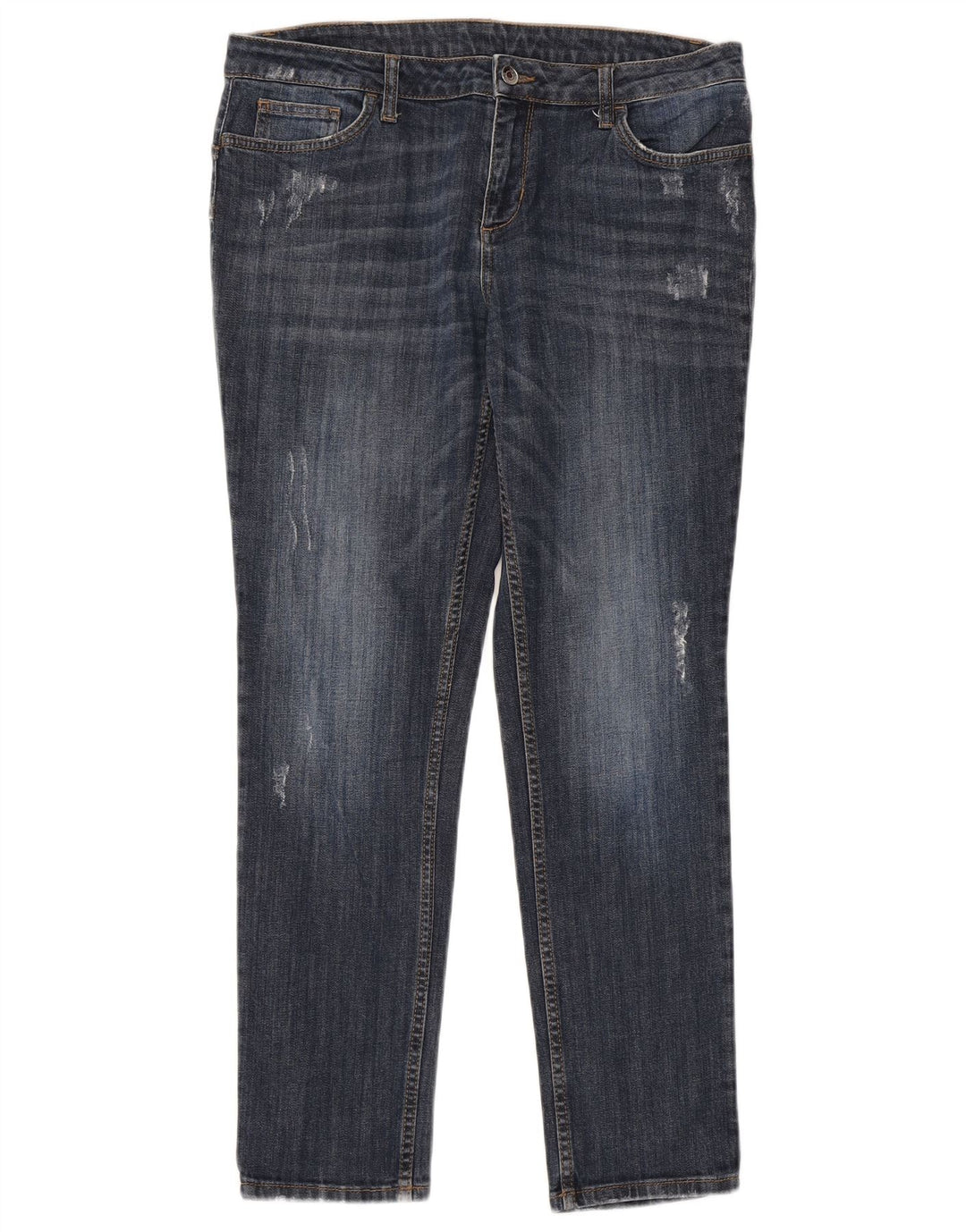 Jeans slim effetto consumato da donna Liu Jo W31 L28 cotone blu