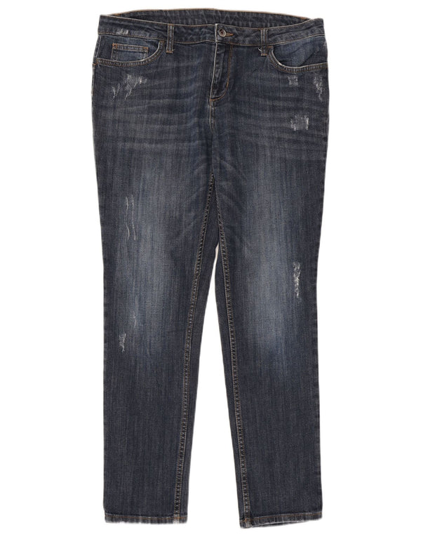 Jeans slim effetto consumato da donna Liu Jo W31 L28 cotone blu