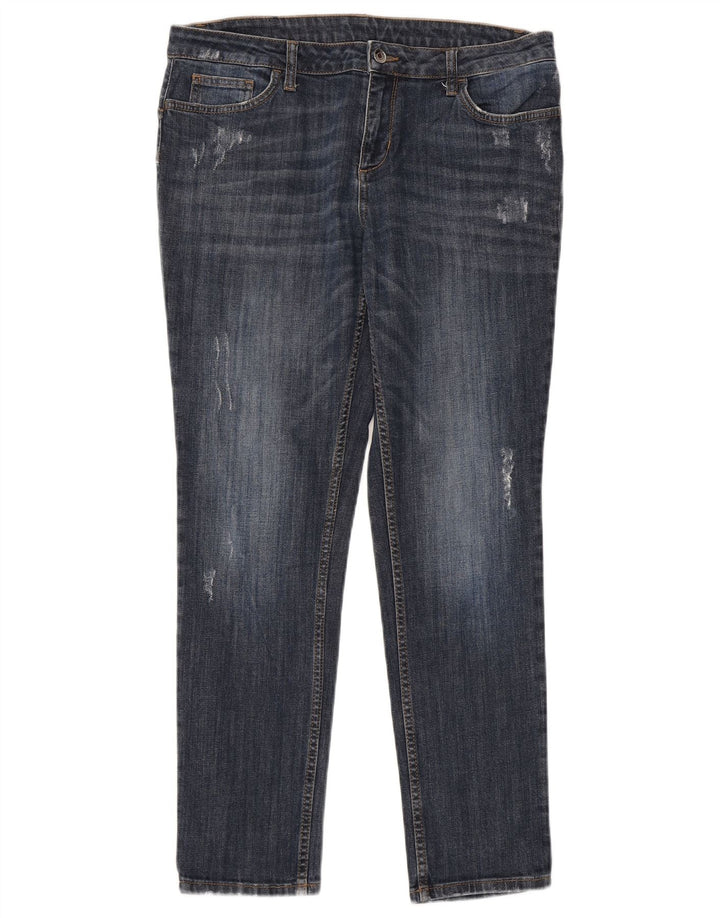 Jeans slim effetto consumato da donna Liu Jo W31 L28 cotone blu