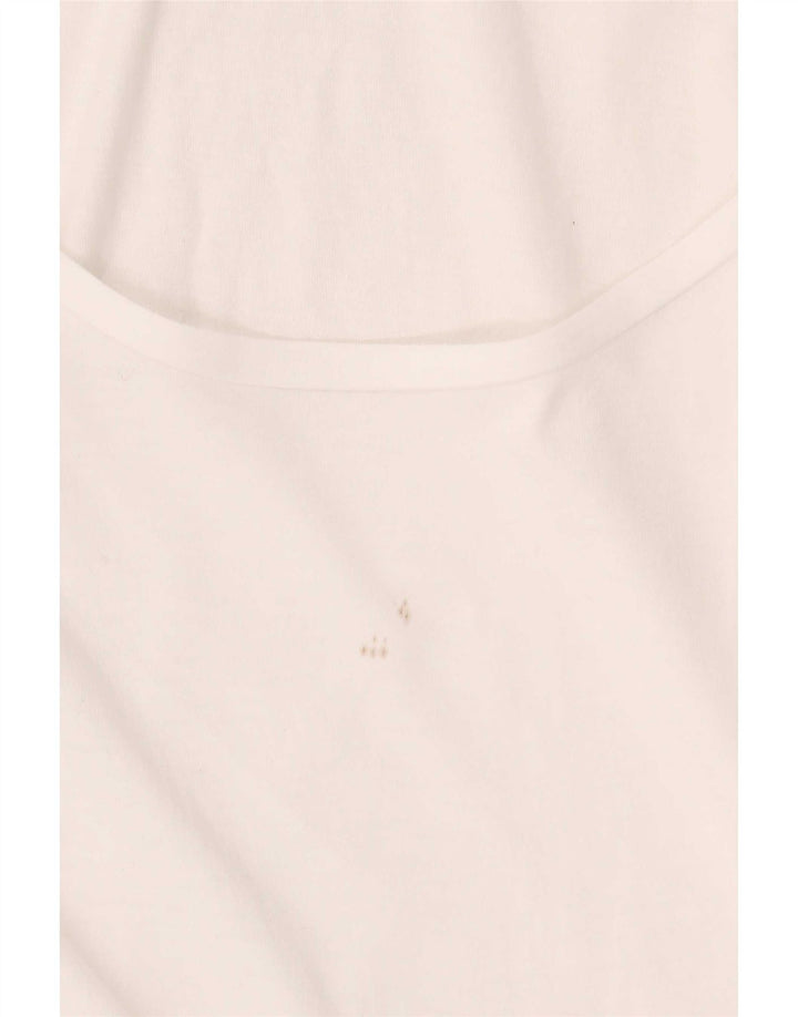 T-shirt da donna Guess UK 8 piccola in cotone bianco