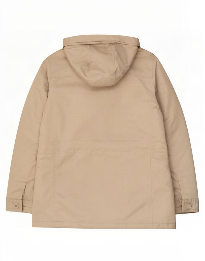 Giacca a vento con cappuccio da donna Gap UK 14 medio bianco sporco