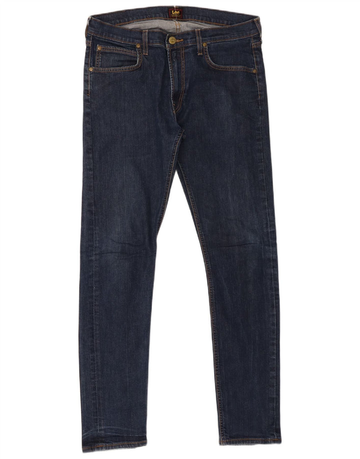 Jeans slim da uomo Lee W33 L32 in cotone blu