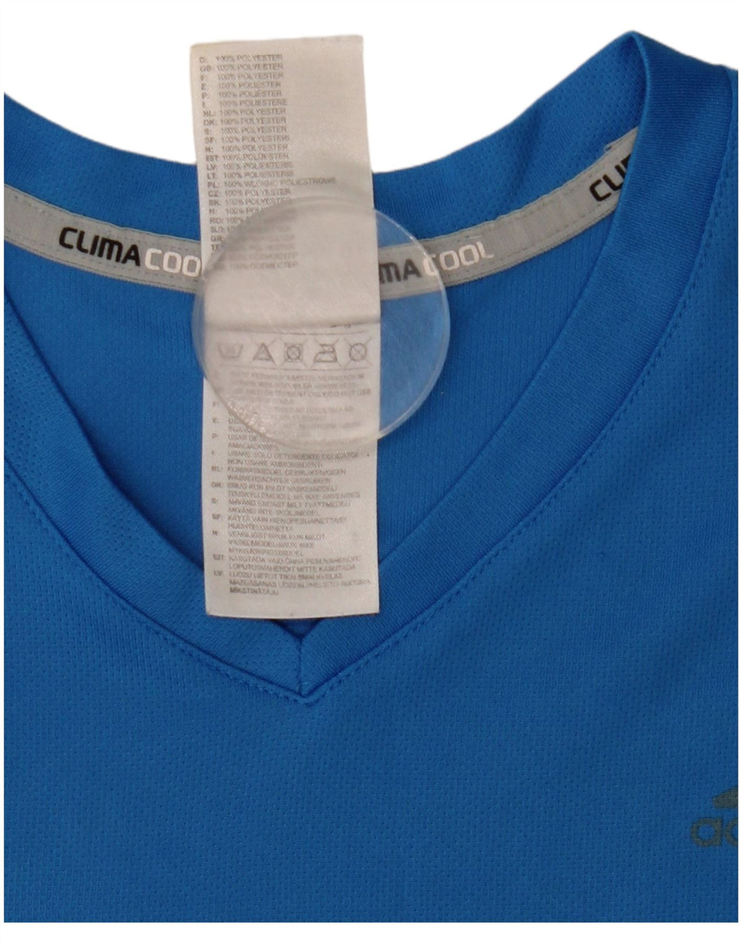 Adidas Maglia da corsa da donna a manica lunga UK 14 Sport in poliestere blu medio