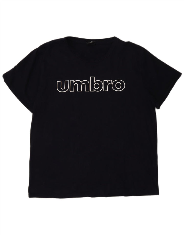 T-shirt grafica da uomo Umbro Top 2XL Blu navy