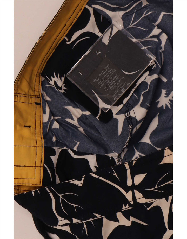 Pantaloncini da bagno da uomo Nautica XL poliestere floreale blu navy