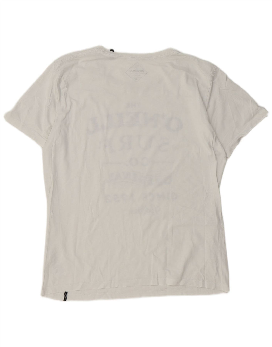 T-shirt grafica da uomo O'Neill Top in cotone bianco medio