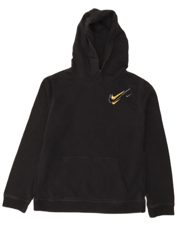 Felpa con cappuccio grafica Nike da bambino 13-14 anni XL in cotone nero