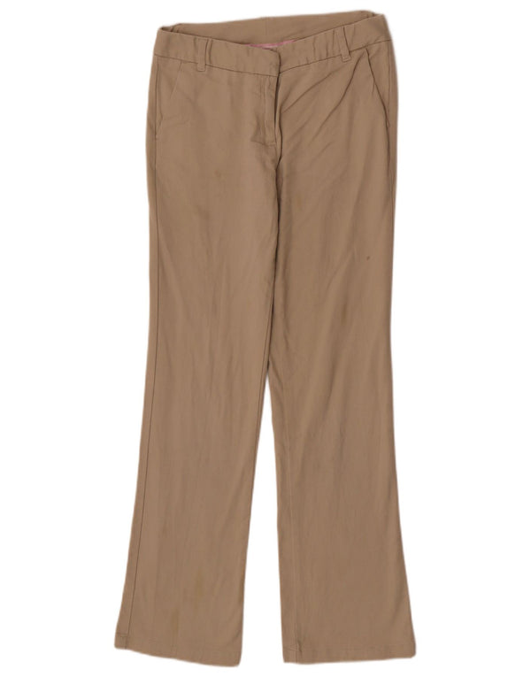 Pantaloni chino bootcut per ragazze Izod 13-14 anni W26 L28 in cotone beige