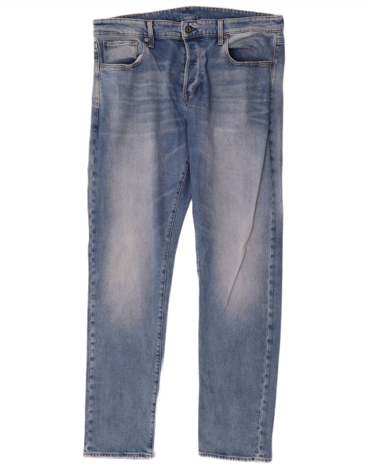 Jeans slim da uomo G-Star W36 L34 cotone blu