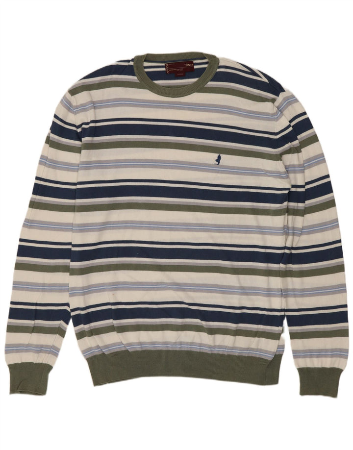 MARLBORO CLASSICS Maglione maglione girocollo da uomo grande multicolore