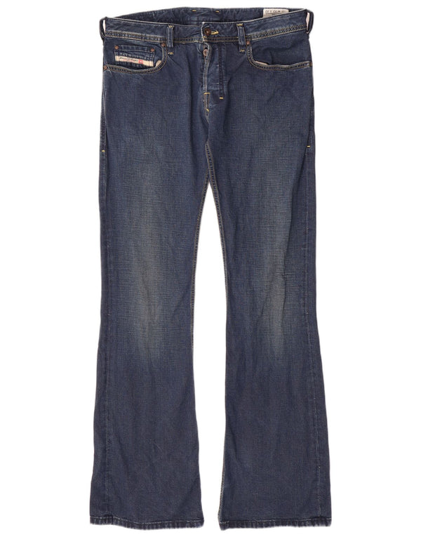 Jeans Bootcut da uomo Diesel W32 L33 in cotone blu