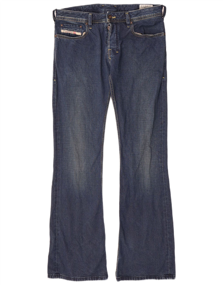 Jeans Bootcut da uomo Diesel W32 L33 in cotone blu