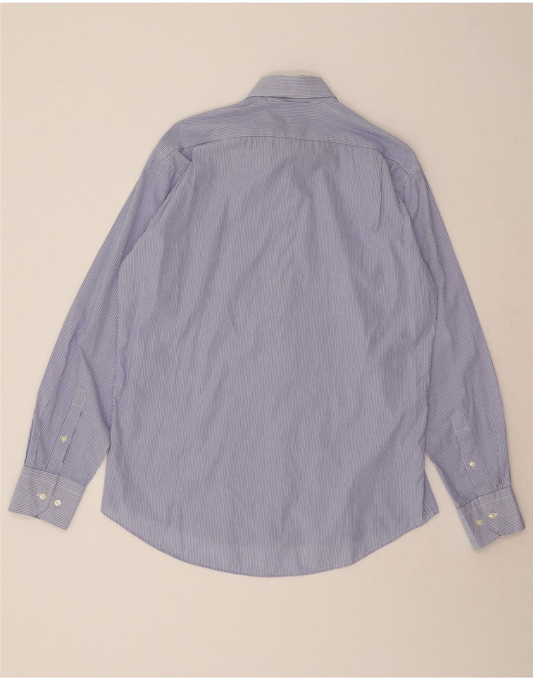 DACK'S Mens Regular Fit Shirt Medium Blue Pinstripe Vintage Dack's and Second-Hand Dack's from Messina Hembry 