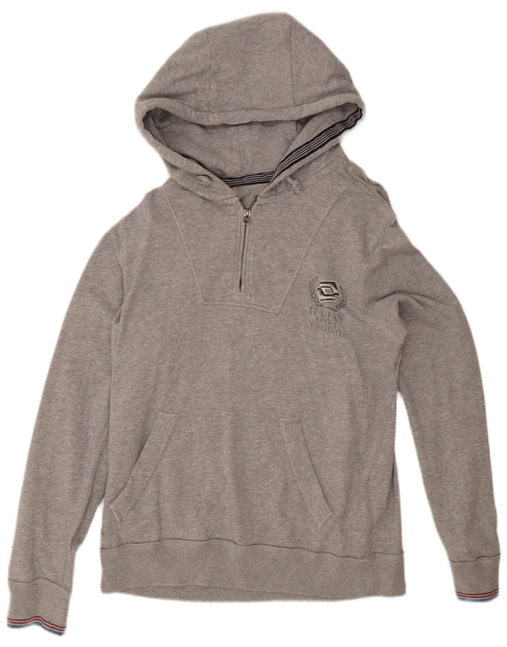 Maglione con cappuccio e zip da donna Lotto UK 16 Large Grigio