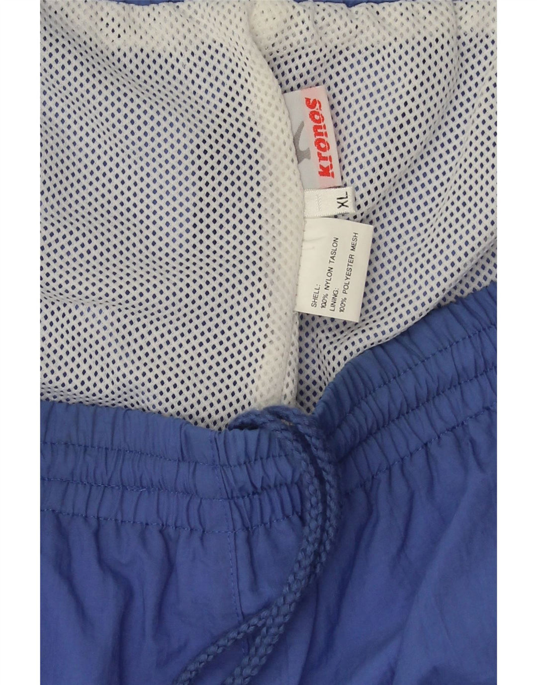 Pantaloni da tuta da uomo Kronos XL Sport in poliestere color block blu
