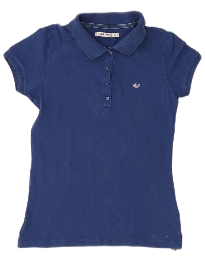 Polo Adidas da donna EU 36 piccola in cotone blu navy