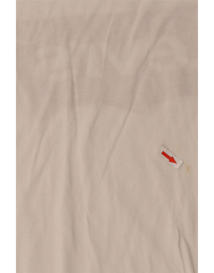 T-shirt grafica da donna Levi's Top UK 12 cotone bianco medio