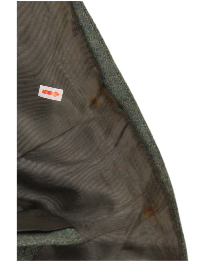 BURTON Giacca blazer a 2 bottoni sartoriale da uomo UK 38 Lana vergine verde medio