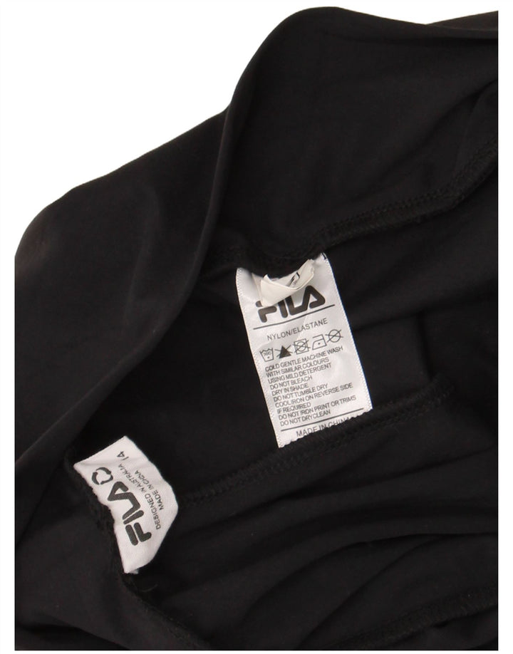 Pantaloncini sportivi Fila da donna UK 14 grandi nylon nero