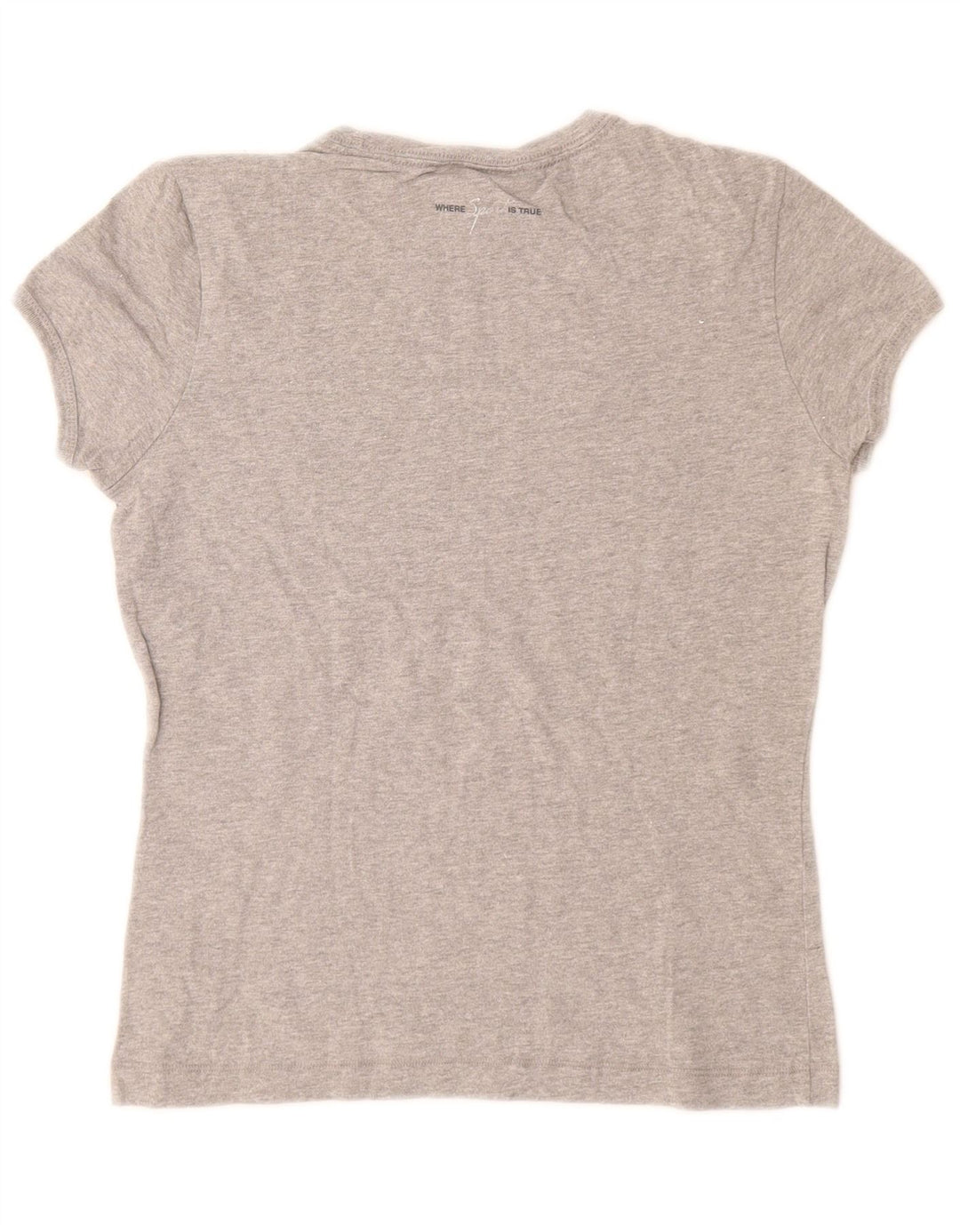 T-shirt grafica CHAMPION da donna Heritage Classics UK 12 Grigio medio