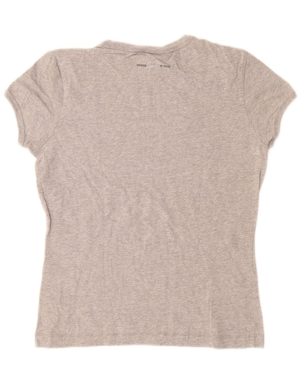 T-shirt grafica CHAMPION da donna Heritage Classics UK 12 Grigio medio