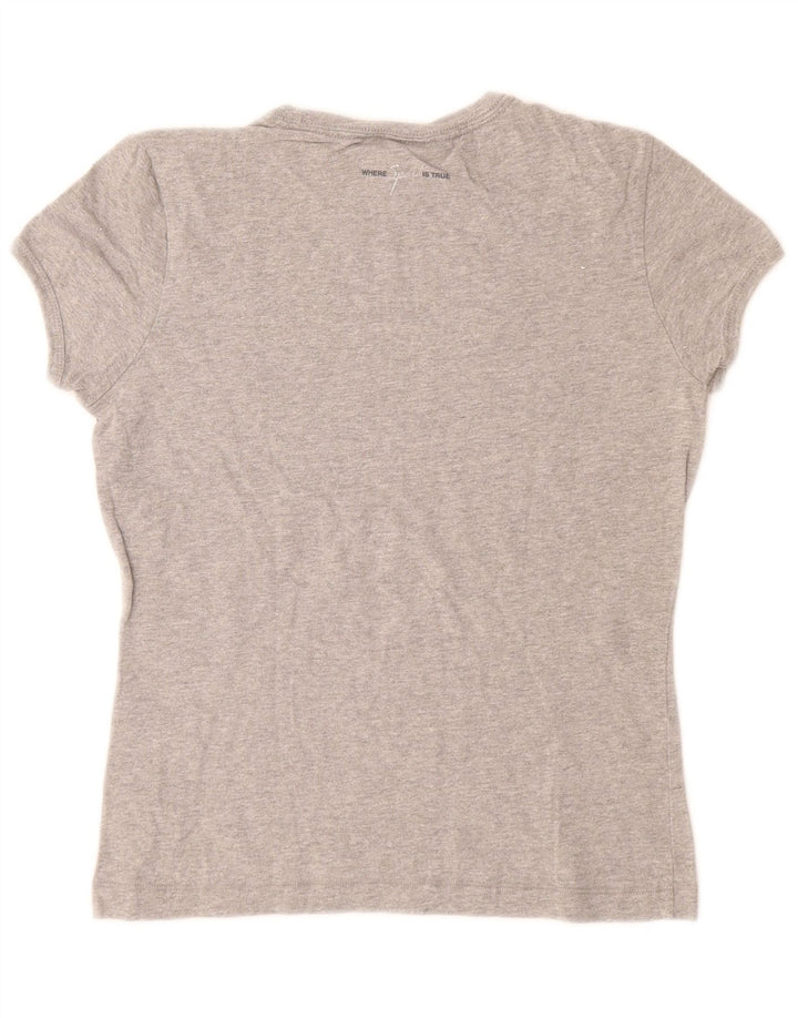 T-shirt grafica CHAMPION da donna Heritage Classics UK 12 Grigio medio