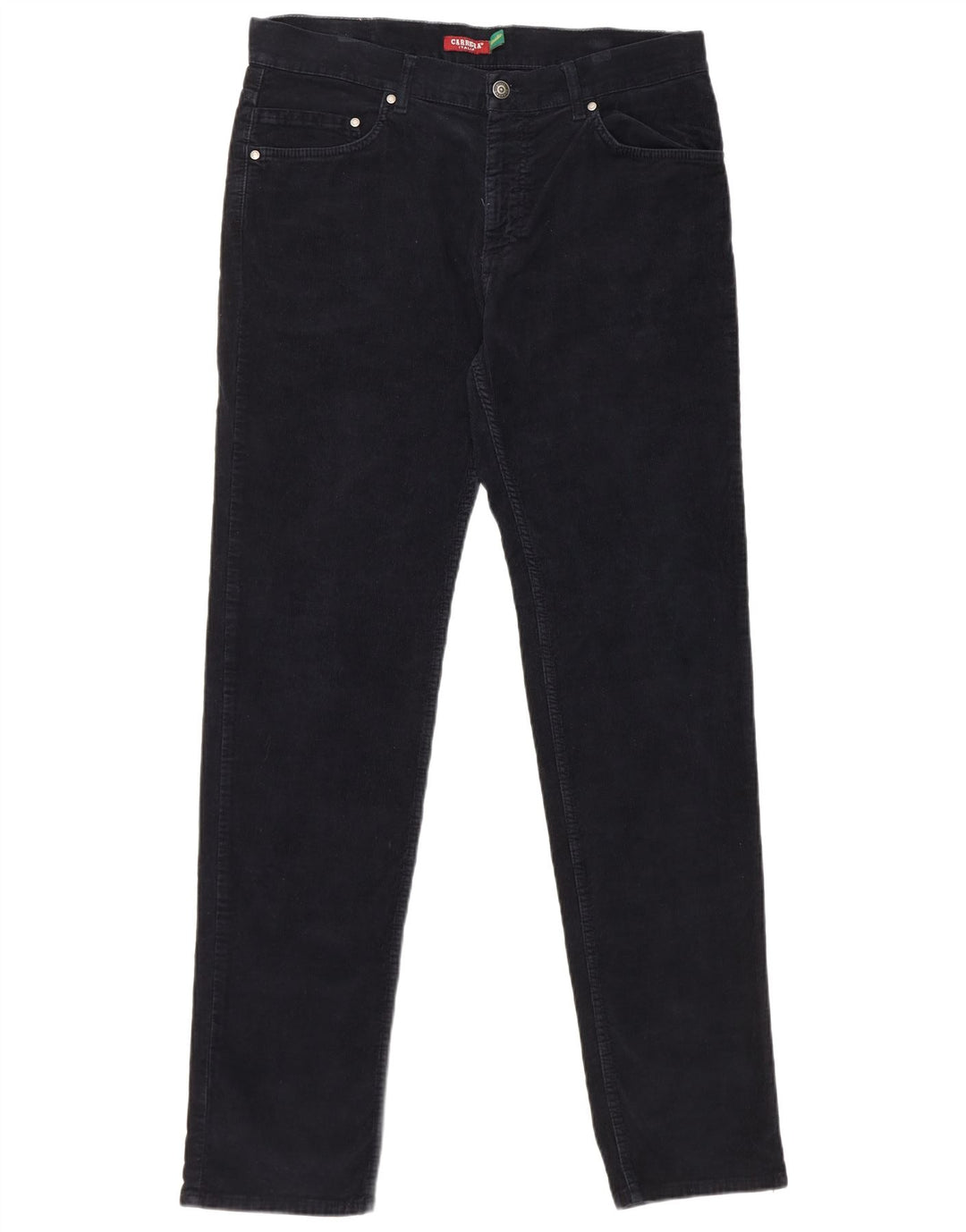 Pantaloni CARRERA da uomo 700 vestibilità regolare slim in velluto a coste W34 L33 Blu Navy