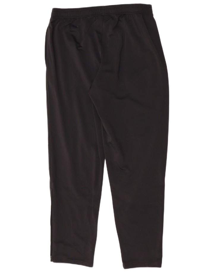 Pantaloni da tuta da uomo Adidas Large neri in poliestere