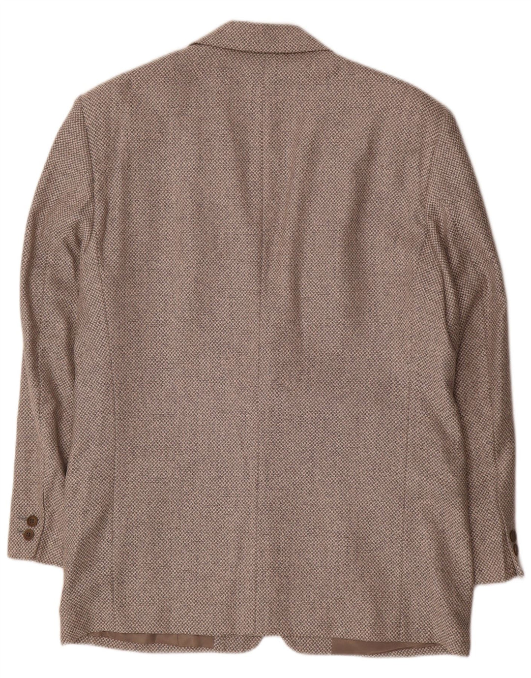 BYBLOS Giacca blazer da uomo a 2 bottoni UK 40 grande lana maculata grigia