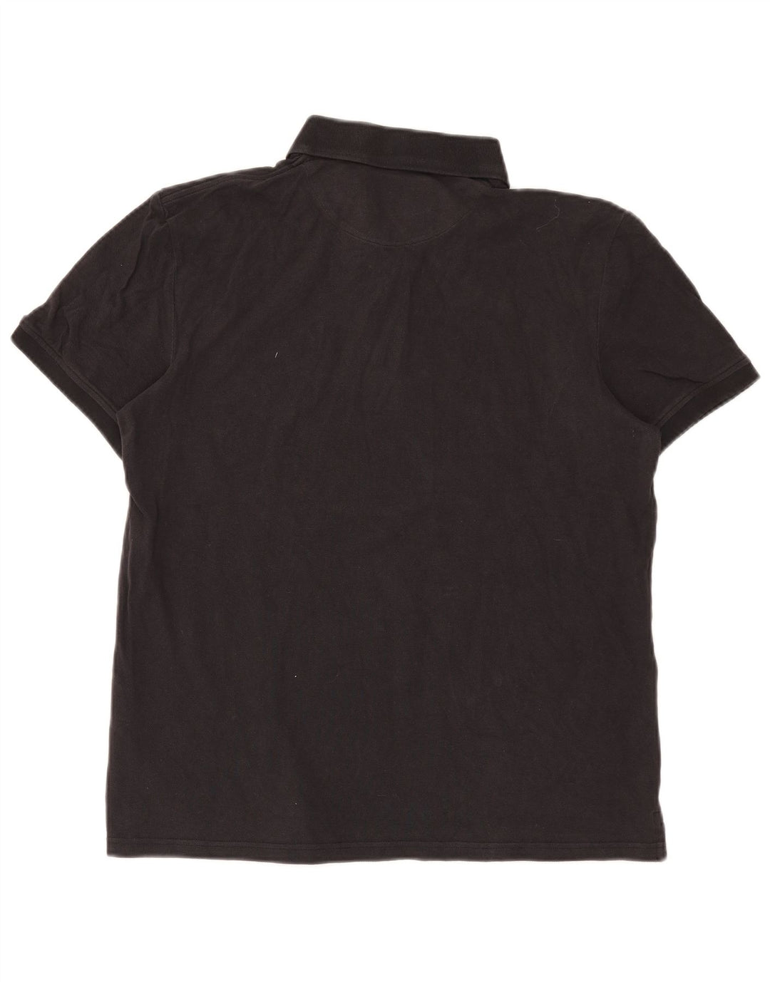 Polo da uomo Lyle & Scott grande in cotone nero