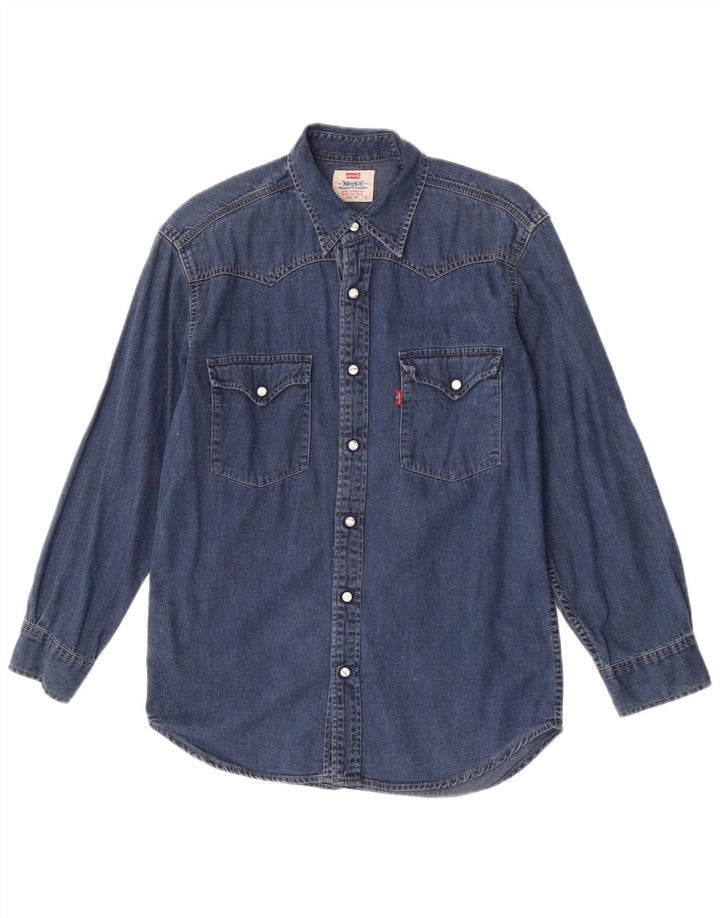Camicia di jeans da uomo Levi's piccola in cotone blu