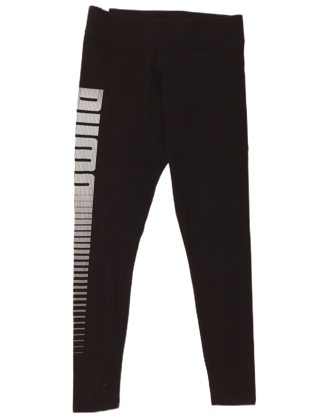 Leggings grafici da donna Puma UK 16 grande cotone nero