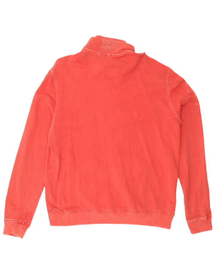 Polo Assn. Giacca da tuta da uomo 3XL in cotone rosso