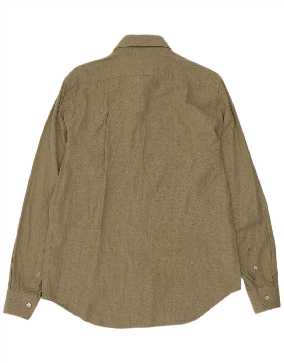 Camicia da uomo vestibilità regolare Les Copains taglia 15 1/2 40 cotone verde medio
