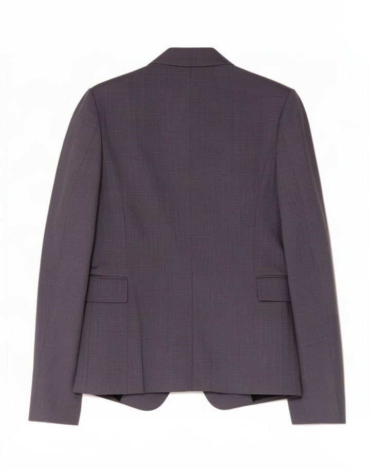 Giacca blazer da donna a 1 bottone Zara UK 6 XS acetato blu navy