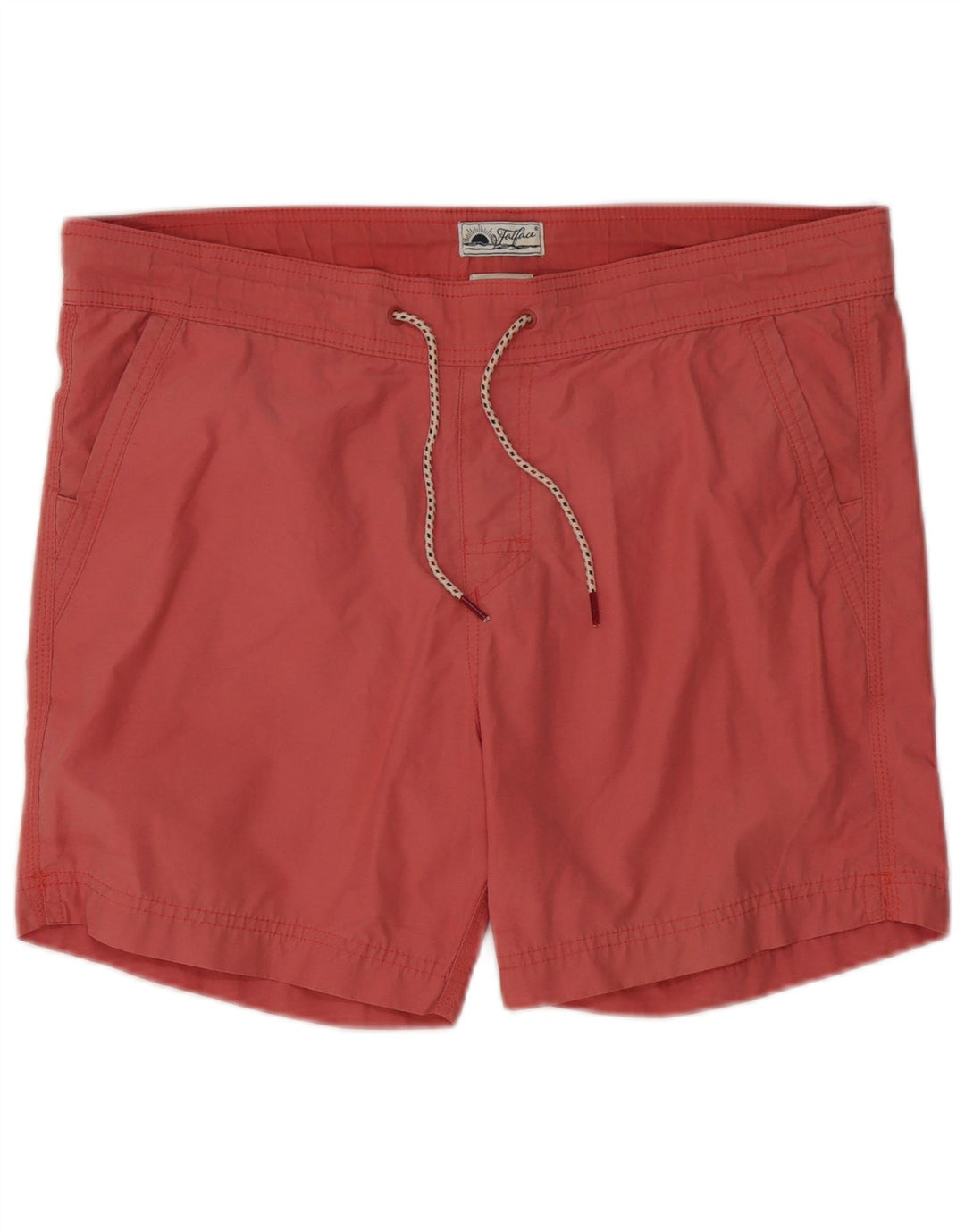 Pantaloncini da bagno da uomo Fat Face piccoli in poliestere rosso