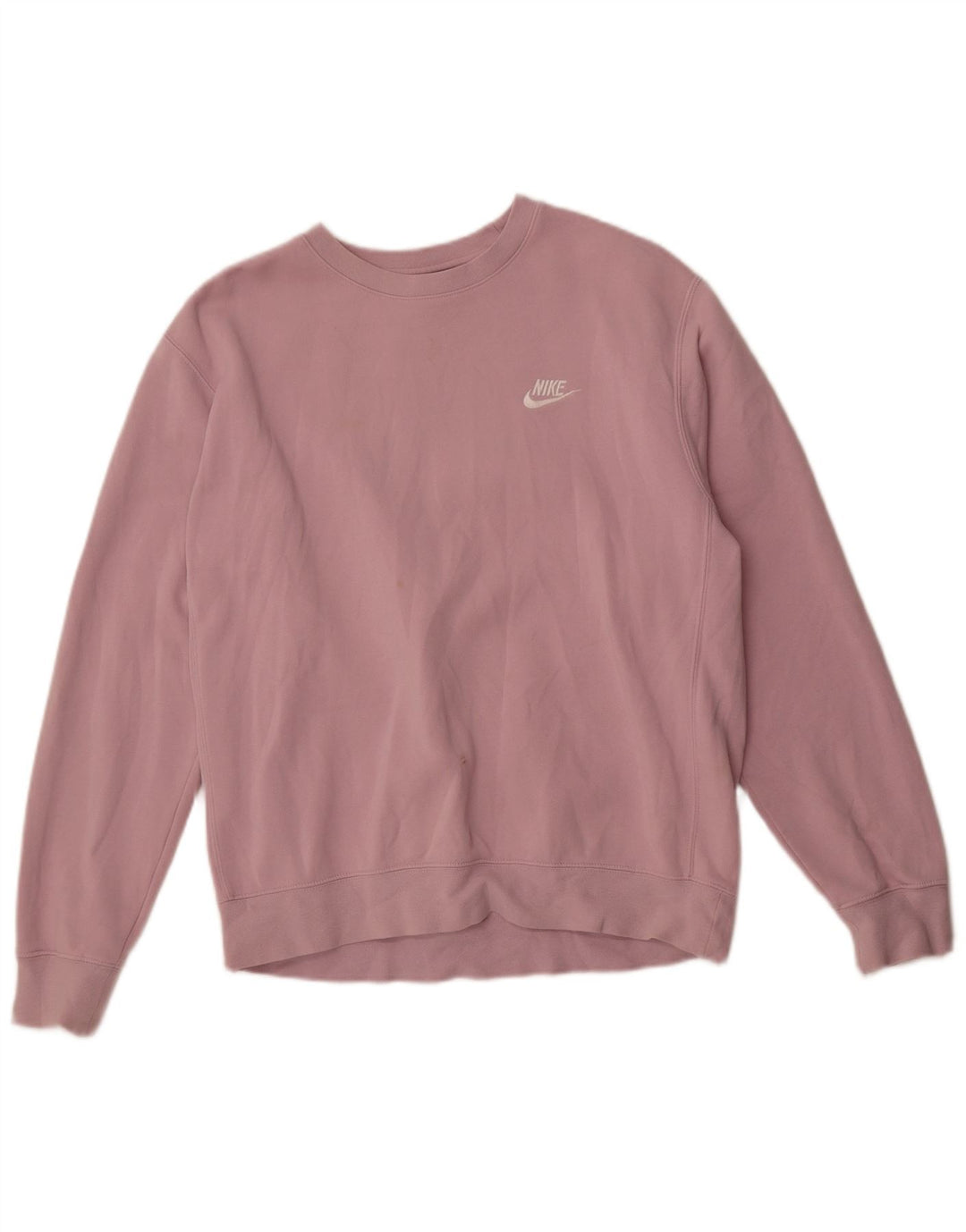 Felpa da donna Nike Jumper UK 14 cotone rosa medio