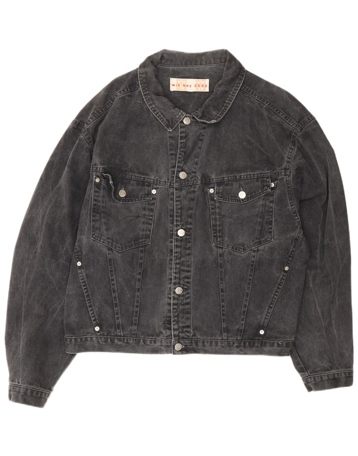 Giacca di jeans da uomo Wit Boy UK 44 2XL Grigia