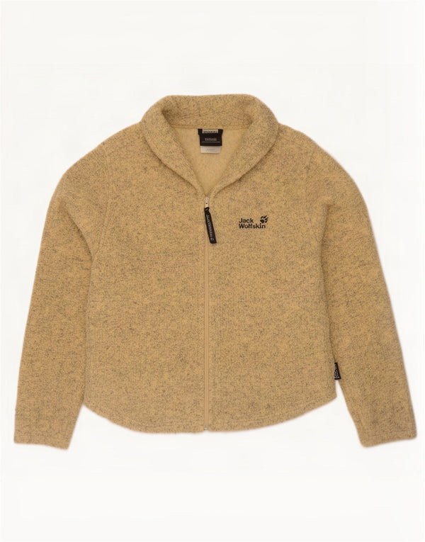 Giacca da tuta da donna Jack Wolfskin UK 12 Medium Yellow Flecked