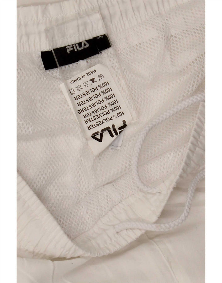Pantaloni da tuta da donna Fila UK 10 Small Poliestere bianco