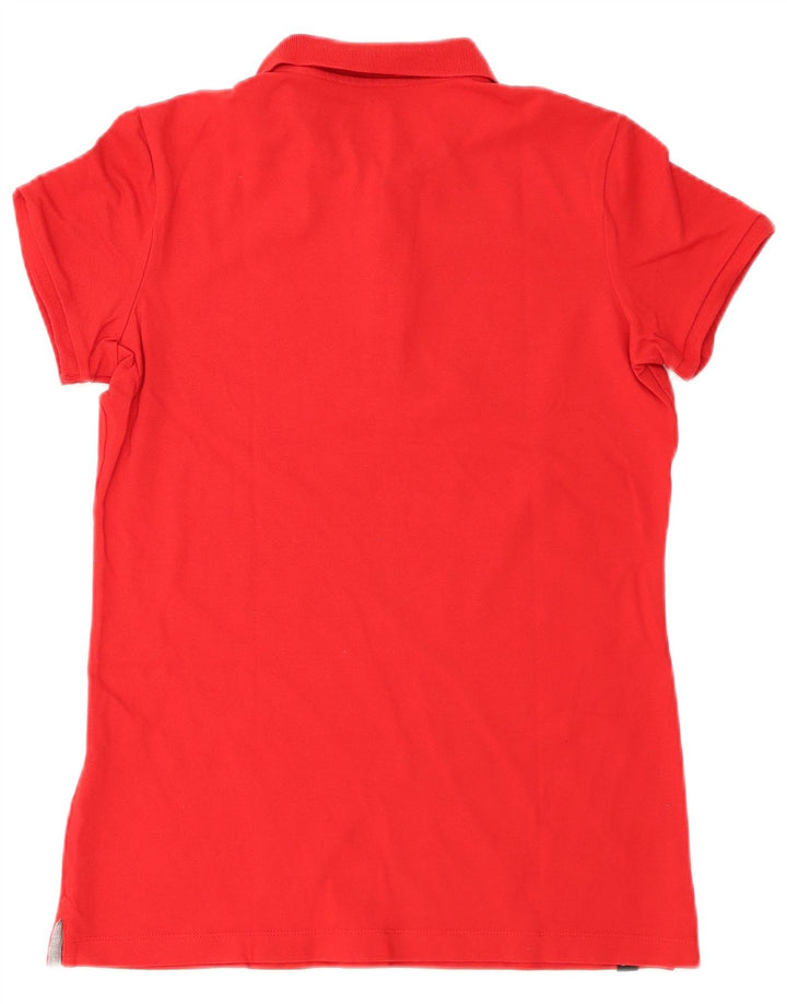 Polo Nike da donna UK 16 grande rossa in cotone