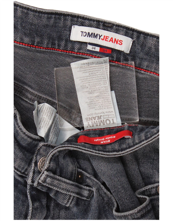 Jeans dritti Ryan da uomo Tommy Hilfiger W34 L34 cotone blu navy