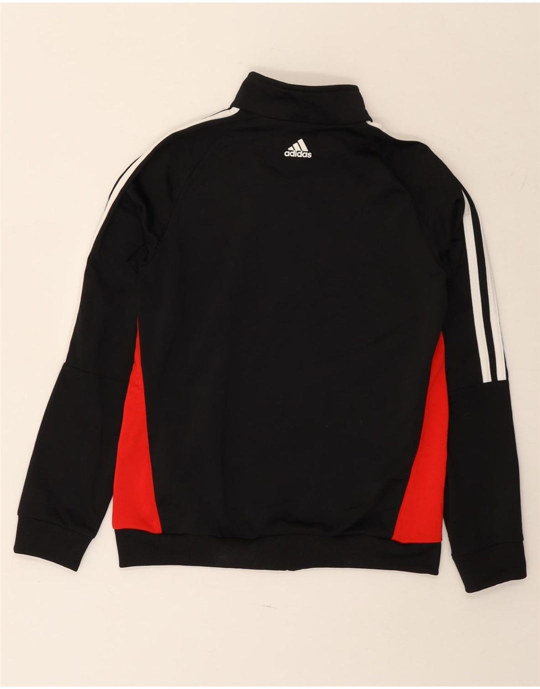 Giacca da ginnastica grafica da ragazzo Adidas 11-12 anni Colorblock nera