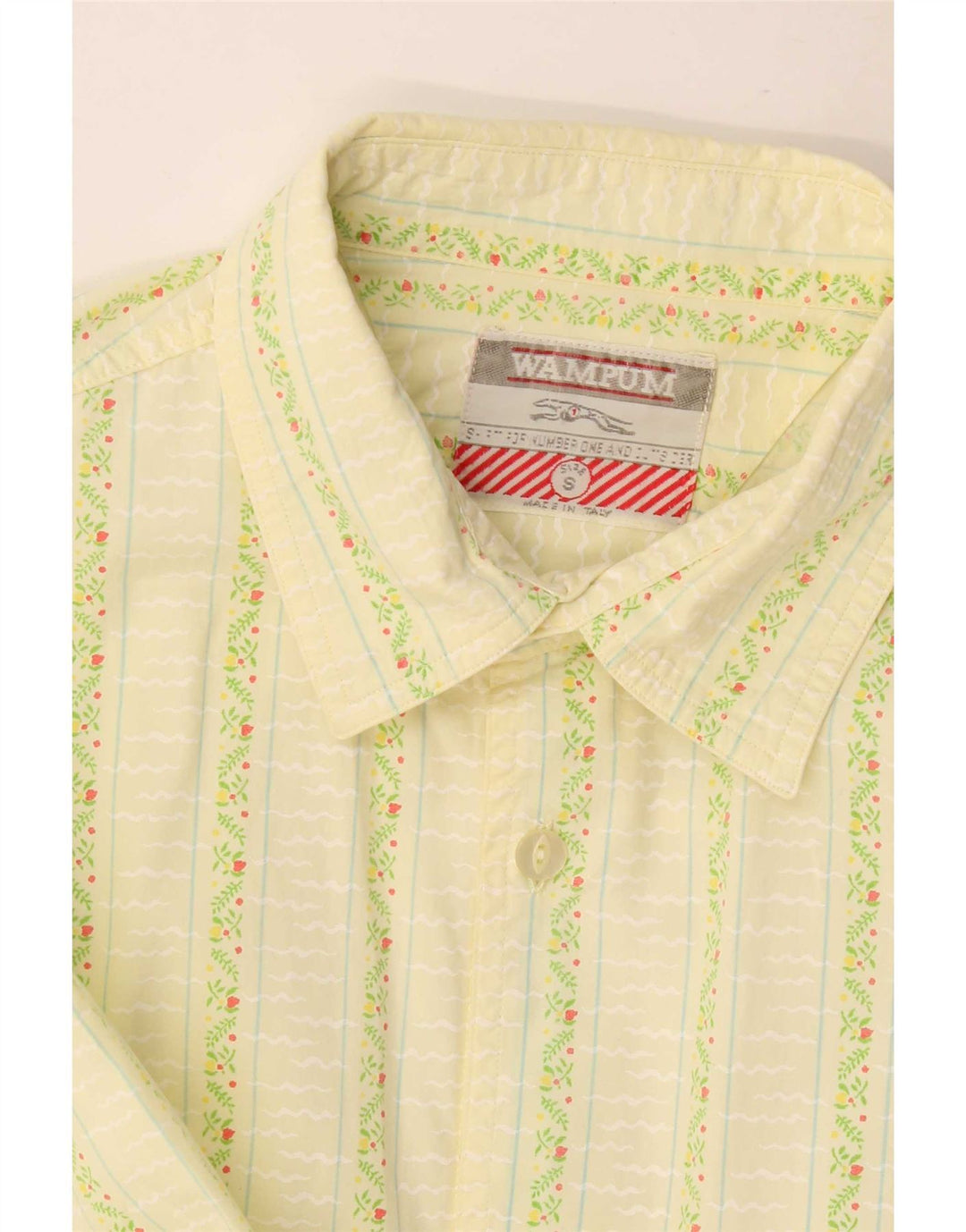 Camicia da uomo Wampum piccola a righe gialle