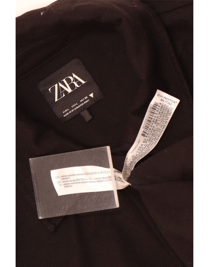 Giubbotto bomber oversize da donna Zara UK 16 grande poliestere nero