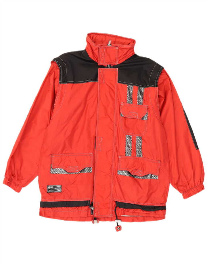 Giacca a vento da uomo Astrolabio UK 16 Large Red Colourblock in poliammide