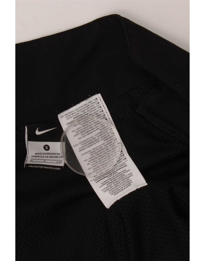 Giacca da ginnastica Nike da uomo con grafica, piccola, in poliestere color block nero